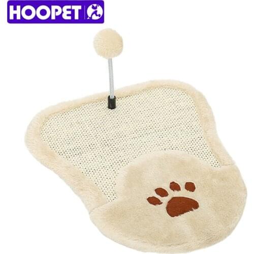 HOOPET Cat Paw Shape Board For Pet Durable Scrapers For Cat Scratching Toys For Cats Spring Ball Cat Claw Board Cat Suppliers