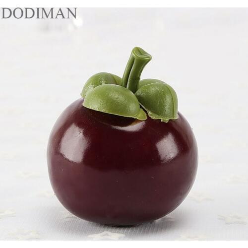 Simulation fruit mangosteen ornaments foam fake model photography props home garden decoration Accessories
