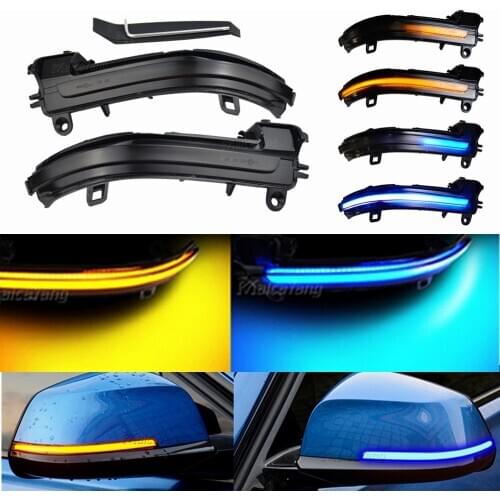 2pcs Dynamic Blinker LED Turn Signal Side Mirror Lights Indicator for BMW F20 F30 F31 F21 F22 F23 F32 F33 F34 X1 E84 F36 1 2 3 4