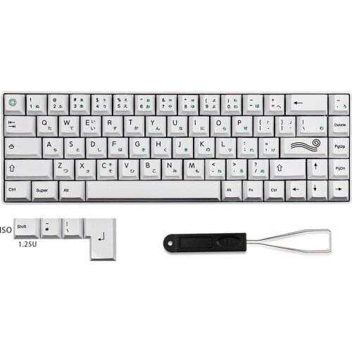 Keycaps,PBT 135 Keys Cherry Profile DYE-Sub Japanese Keycap Minimalist White Theme Suitable for MX Cherry Mechanical Keyboard