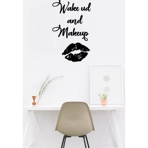 Cartoon beauty salon Home Decor Modern Acrylic Decoration For Living Room Kids Room Wall Decal Home Decor