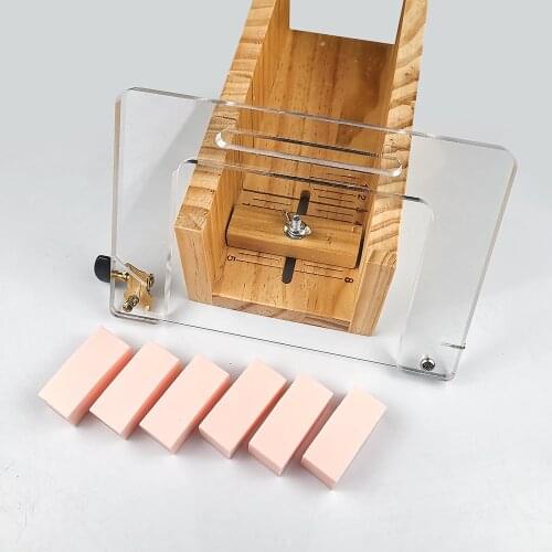 Soap cutting tool kit, adjustable wooden soap mold, handmade bread mold, acrylic plastic knives, household soap making supplies