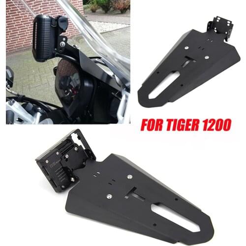NEW 2018 2019 2020 Motorcycle Front Phone Stand Holder Smartphone Phone GPS Navigaton Plate Bracket For Triumph Tiger 1200