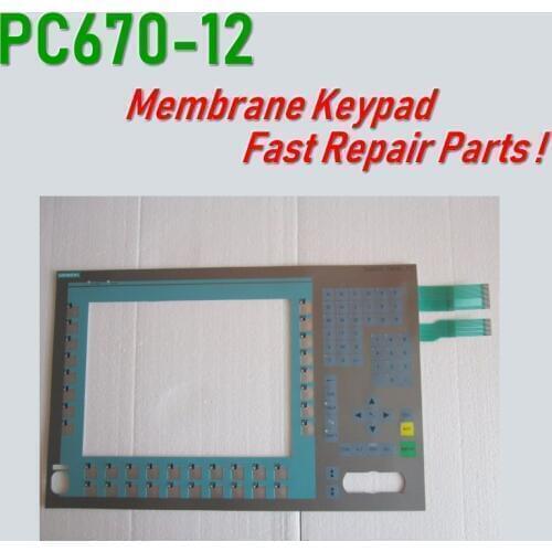 PC670 6AV7612-0AB22-0BF0 6AV7 612-0AB22-0BF0 Membrane Keypad for SIMATIC HMI Panel repair~do it yourself, Have in stock
