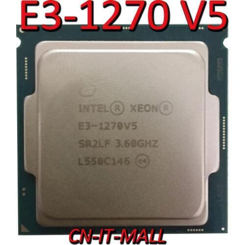Intel Xeon E3-1270 V5 CPU 3.6GHz 8M 4 Core 8 Threads LGA1151 Processor