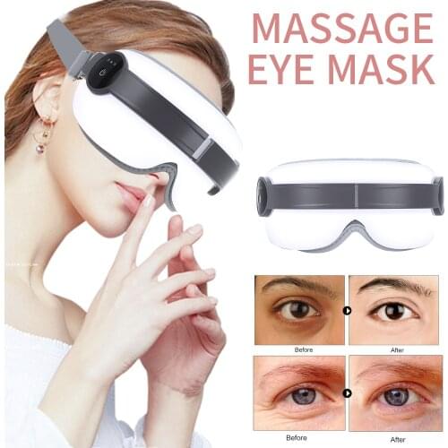 Profession Vibrating Eye Massager Temperature Office Music Plastic Bluetooth Sleep Wireless Bluetooth Heating Eye Massager