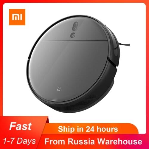 Original Xiaomi Mi Mijia Robot Vacuum Cleaner 1T 3000Pa Dry Wet Mopping S-Cross 3D Avoiding Obstacles 3D VSLAM For Office Home