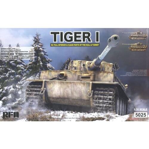Ryefield-Model RM-5025 1/35 Sd.Kfz.181 Tiger I Early Production w/Full Interior