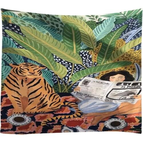 Creative 3D Printing Landscape Painting Tapestry Wall Hanging Bed Spread Beach Towel Table Cloth Yoga Mat 250CM*180CM Large Size