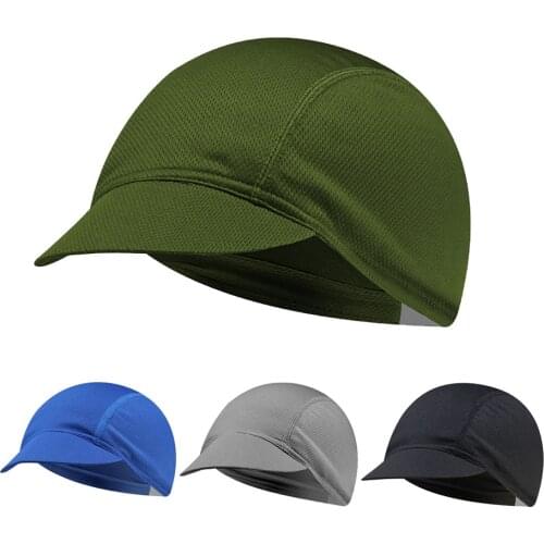Cycling Caps Bike Wear Hats Breathable Bicycle Caps Free Size Be Elastic Breathable Mesh Fabric Outdoor Riding Headwear