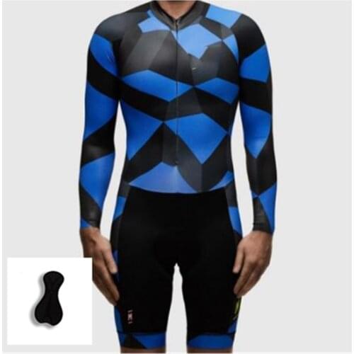 Factory Design Mens Long sleeve shorts Bicycle Skin Suit Triathlon Ciclismo MTB Jumpsuit Bike Cycling Clothing Pro Team Unifor