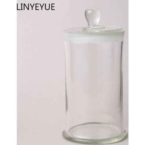 1PC Transparent The thickened Glass specimen Bottle Formalin Specimen Bottle Diameter 60mm to 180mm Size( Diameter*Height)