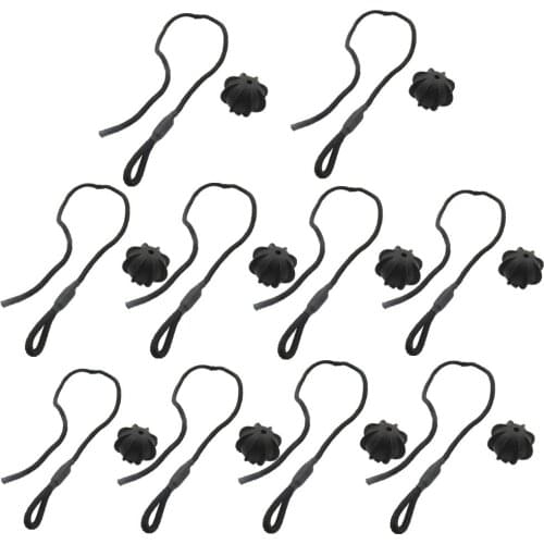 10Pcs 1K6863447A Hatch Parcel Shelf String Strap Back Lanyard Small Ball Rope Line For VW Golf MK5 MK6 Rabbit R R32 R20 GTI