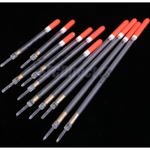 10 Pieces Fishing Floats Rock Fishing Buoy Crystal Waggler Floats Plastic Fishing Floats Tube