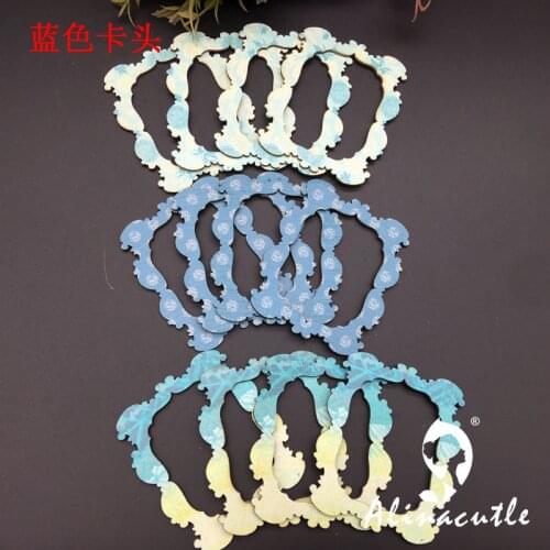 12pc wooden Photo Frame Natural laser Wood Chip Embellishments Scrapbooking Crafts Handmade card Art Album Alinacraft