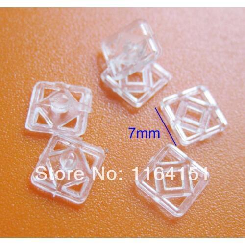 200pcs Kids Accessories 7mm Button Sewing Garment Buttons For Craft Sewing Button Transparent Sewing Garment Buttons sk0197