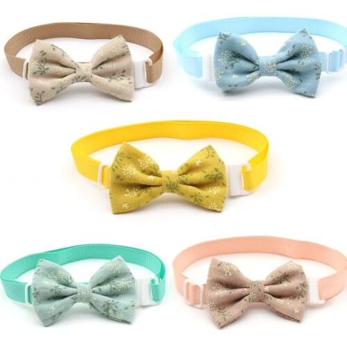 30/50 Pcs Dogs Pets Accessories Small Cute Dog Bow Ties Necktie Adjustable Pet Dog Collar Bowties Grooming Pet Supplies Dog Bow