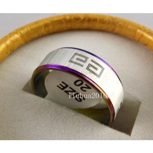 Wholesale 36 pcs NEW STYLE Color Stainless Steel Rings Fashion Jewelry