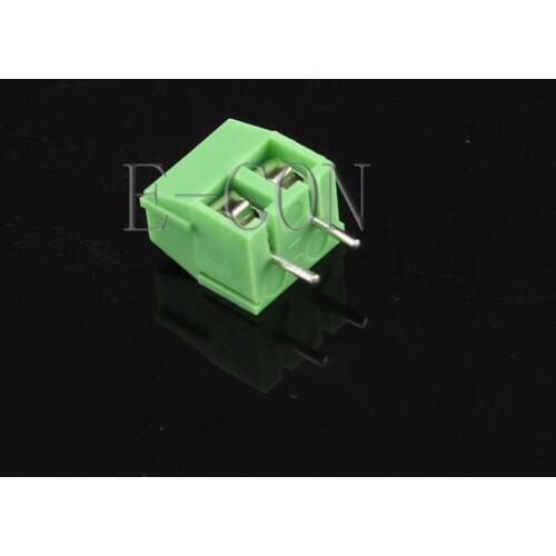 5pcs 2 poles/2 Pin 3.96mm 2 way straight PCB Universal Screw Terminal Block Connector