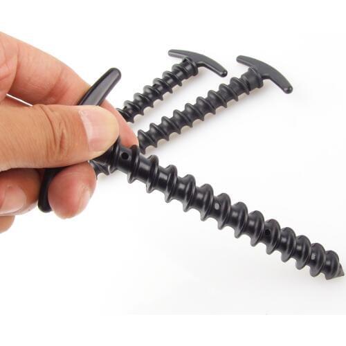 5pcs Pack Plastics Endurable Camping Awning Tent Stakes Ground Nails