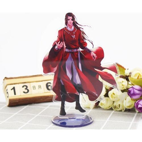 Anime Tian Guan Ci Fu cartoon Acrylic keychain Hua cheng Xie lian fashion key chain Accessories portachiavi Llavero 15cm