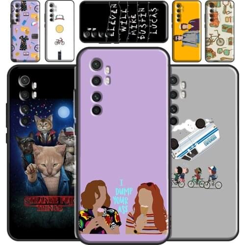 Stranger Things TV Series Phone Case For Xiaomi Mi 11 Lite 9 10 9T 10T Pro POCO X3 M3 Pro F3 Mi 11 Ultra Back Cover