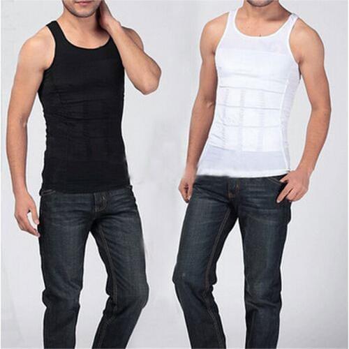 Good Quality Sport Tops For Men Slimming Lost Weight Vest Shirt Fatty Undershirt Girdles Corset Body Shaper Gym Clothing