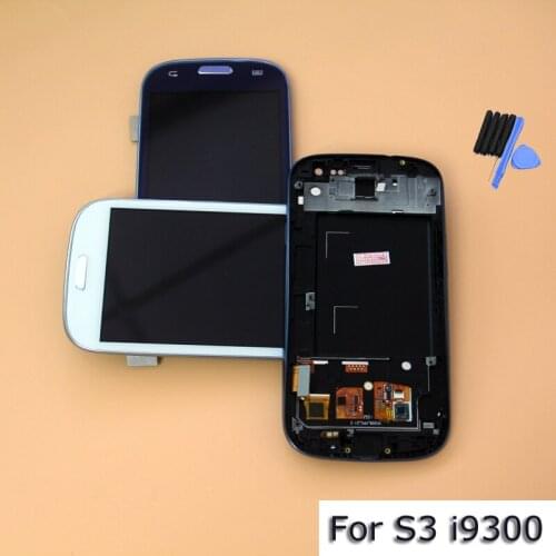 I9300 display for samsung s3 i9300 lcd display frame s3 i9300 display
