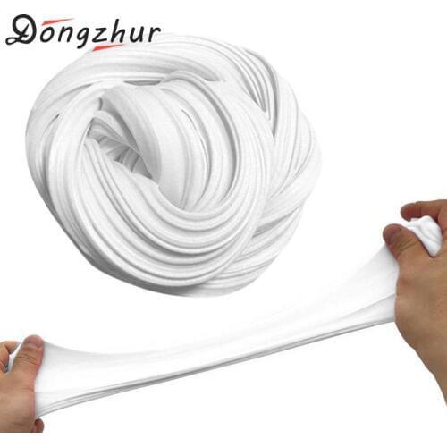 Dongzhur 60ml Slime Fluffy Toys For Children Adults Plasticine White Color Slime Toys For Children Educational Toys