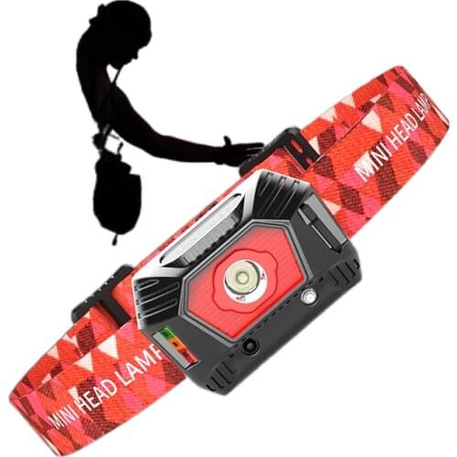 Fishing headlight glare night fishing dedicated long life induction charging bright lamp headlight lighting lamp camping