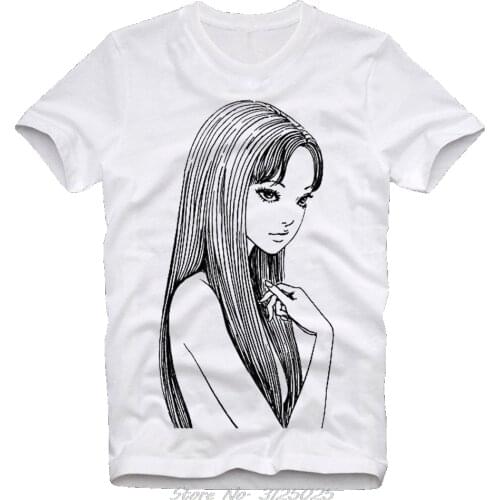 Newest Fashion Sleeves Cotton T-Shirt Tomie Junji Ito Uzumaki Manga Anime Guro Japan Japanese Suehiro Maruo Custom Tees