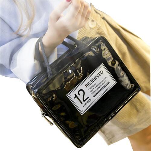 New 2017 Waterproof PU Fresh Keeping Lunch Isolated Hand Bag Carry Thickening Food Bags Picnic Bags Thermal Insulation Tin Sheet