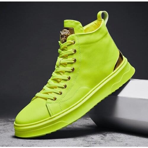 Molosia New Mens Skateboarding Shoes Genuine Leather Student Sport Shoes Men Sneakers High-Top Skateboard Shoes Men