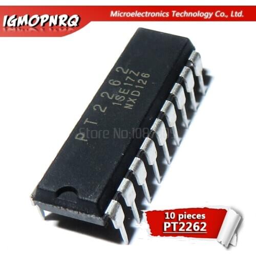10pcs PT2262 DIP-18 Encoding decoder IC new original