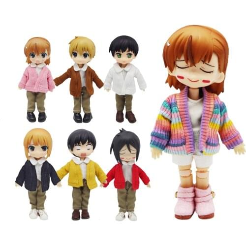 Obitsu11 ob11 doll clothes 1/12 BJD Doll coat sweater school uniform doll accessories
