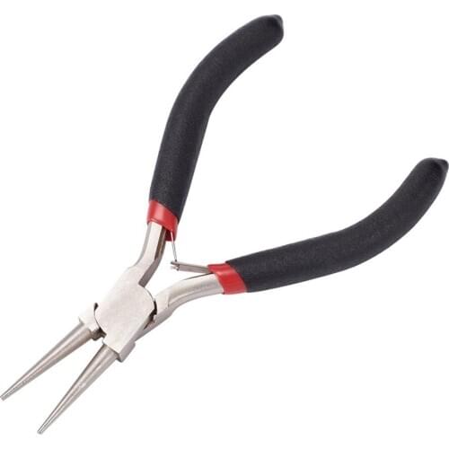 Pandahall Jewelry Pliers Tools Equipment 12.5cm Long Needle Nose Pliers For Jewelry Making Handmade Handcraft Beadwork Repair