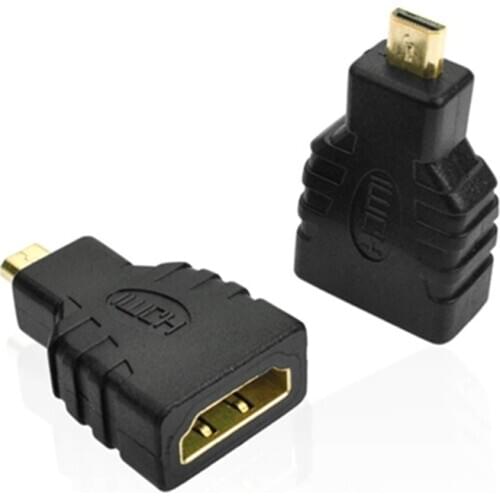 Micro HDMI to HDMI Adapter Converter Male to Female HD 1080p Connector Extension Cable for Video TV Xbox 360 HDTV