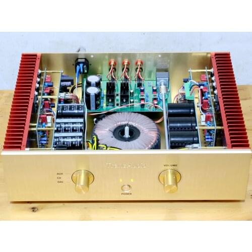 2021 latest version Study/copy dartzeel Combined Machine 100W/8 ohm Aluminum Power Amplifier D5 Case Quality assurance