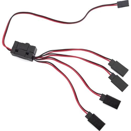 RC Model Car Wire Made Connector for Car Toy 1/10 Accessories with Spare Male Plug for Model Car Accessories