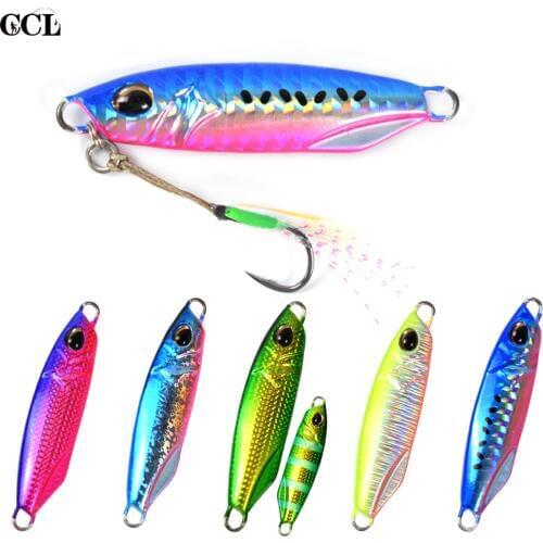 Long Casting Metal Lead Fishing Lures 20g 30g Lead Bait Shore Jigging Lures for Seawater Fishing