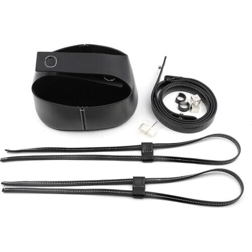 DIY Leather Bag Bottom Base Drawstring Metal Hardware Bucket Bag Making Parts