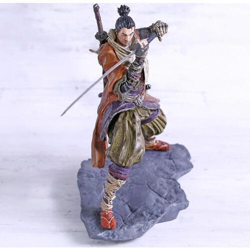 Sekiro Shadows Die Twice Wolf Statue PVC Figure Collectible Model Toy