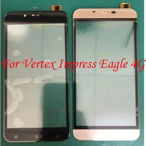 5.0inch For Vertex Impress Eagle 4G Touch Screen Front Glass Panel Digitizer Repair Parts Lens Sensor Replacement For Eagle 3G
