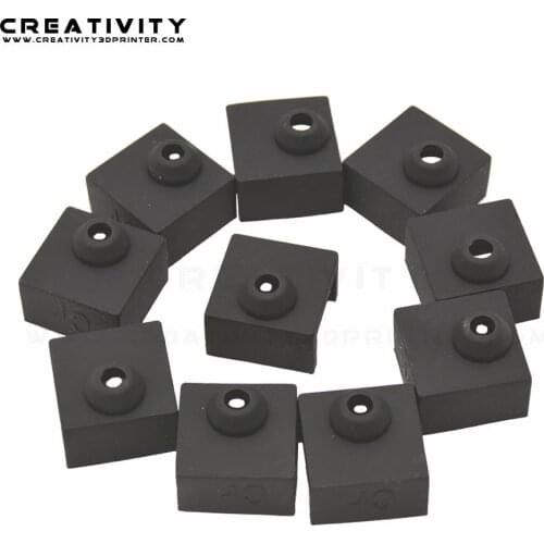 3D PrinterMK7 MK8 MK9 / MK10/Volnaco Silicone Socks Block Heater Silicone Insulation cover for 3D printer heating block