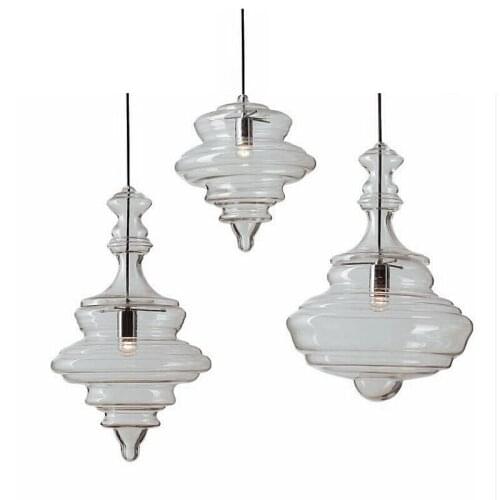 Modern Glass Pendant Light Neverending Glory Pendant Lamp Personality Dining Room Kitchen Lamp Restaurant Cafe Glass Lighting