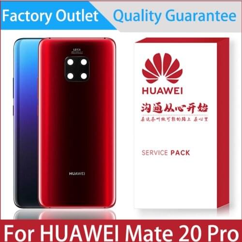 Back Cover For Huawei Mate 20 Pro Back Battery Cover Rear Housing Door Case Housing Panel With Camera Lens