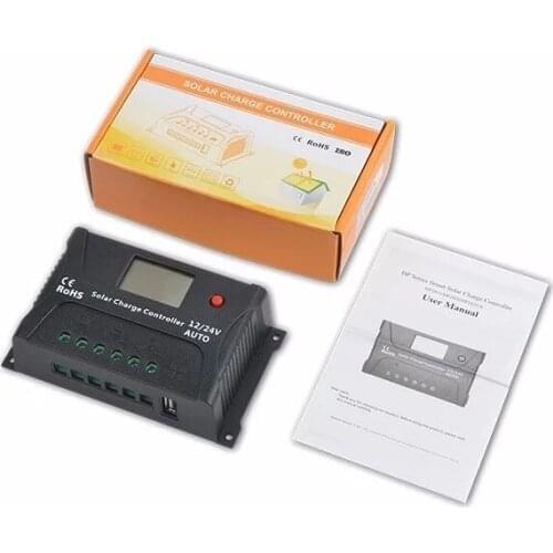 10A 20A PWM HP2410 HP2420 12V24V10A Solar charger controller regulator LCD Display