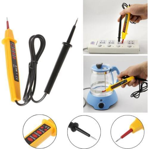 5 In 1 Tester Voltage AC DC 0-500V Auto Electrical Pen Detector Test Pencil