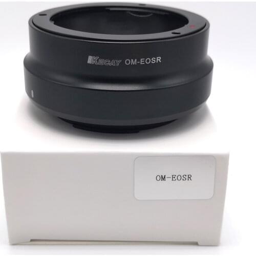 OM-EOS R Lens Mount Adapter Ring for Olympus OM-mount Lens to Canon EOS R R5 R6 RF-mount Camera