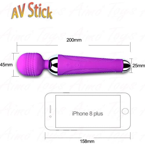 Clitoris Butt Plug Anal Erotic Wireless Dildos AV Vibrator Clitoris Stimulator USB Recharging Adult Massager Sex Toys for Women